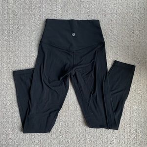 Black Lulu Align Leggings (Size 2)